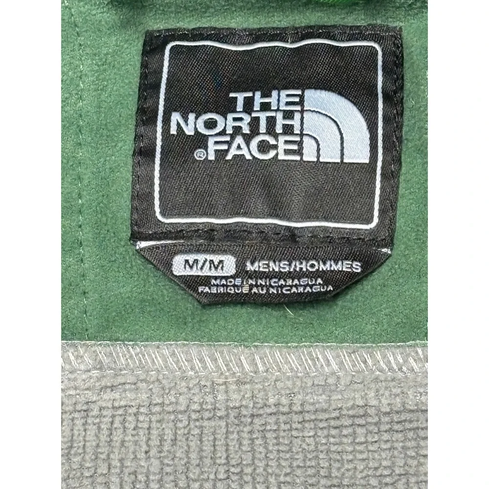 The North Face Windstopper Softshell Jacket Green Mens Medium A14P F13 Full Zip